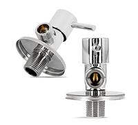 Válvula de Ángulo Cierre Cabezal Cerámico 1/2'' x 3/8'' | Maneta Reguladora Latón Cromado