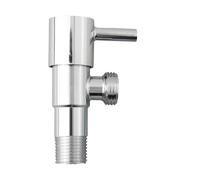 Válvula de ángulo de agua del desviador, Ángulo de grifo acero inoxidable 304 2 piezas. Parada agua for cocina y baño