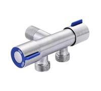 Válvula de ángulo multifuncional 2 uds, grifo uno en dos, calentador agua, distribuidor doble uso para Fregadero, Cocina y Baño