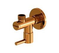 Válvula de ángulo Steinberg serie 100, G1/2, con conexión de 3/8 para manguera flexible, 1001640RG, Color: Oro rosa