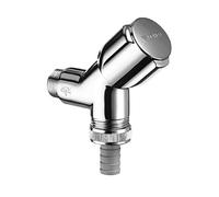 Válvula de asiento inclinado SCHELL COMFORT 1/2" con roseta con antirretorno