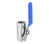 Válvula de Bola Ancha, Accesorio Mecánico de Válvula Flotante, Acero Inoxidable 201 Semi - Acero, Rosca DN20 3/4 Pulgada - Alta Durabilidad, Sellado Efectivo, Uso Industrial y (DN15 1/2”)