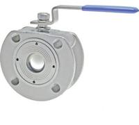 Válvula de bola compacta de brida de 2 vías de acero inoxidable 1.4408 DN 100 PN 16