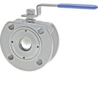 Válvula de bola compacta de brida de 2 vías en acero inoxidable 1.4408 DN 40 PN 40