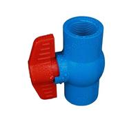 Válvula de bola con rosca de 20 a 40 mm for tanque de riego de jardín, interruptor de agua, 1 unidad(25mm,Grey)