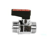 válvula de bola - conexión macho a macho r-1/4, permite un control eficiente del flujo, fabricada en material duradero y resistente a la corrosión.