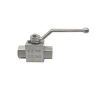 Válvula de bola de 2 vías de alta presión, interruptor hidráulico de agua de hilo femenino de acero inoxidable 304/316L, 1/4 ", 3/8", 1/2 ", 3/4", 1 ", 2"(1/2",POM-SEAL_304)