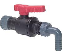 Válvula de bola de 2 vías de PP G 3/4'' 16 mm Llaves de manguera