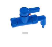 Válvula de bola de 2 vías de PP G 3/4'' 6x10mm Barras de manguera