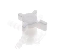 Válvula de bola de 3 vías de PVDF Barras de manguera de 1/4'' (6 mm)