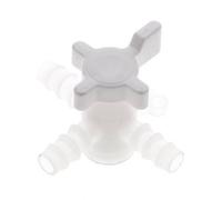 Válvula de bola de 3 vías de PVDF Barras de manguera de 3/8'' (9 mm)