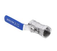 Válvula de bola de acero inoxidable 3/4 con conector femenino y asiento esférico para depósito sanitario de tubo