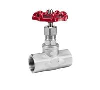 válvula de bola de acero inoxidable pesado, Válvula de cierre roscada de acero inoxidable 316 J11W, varios tamaños(G1-1/2)