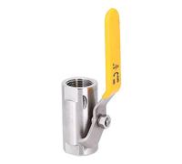 Válvula de bola de acero inoxidable Roscada Todo acero 201 Válvula industrial de alto rendimiento para tuberías de agua Accionamiento manual Flujo bidireccional DN15 DN20 DN25 (DN15 1/2”)