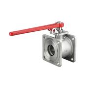 Válvula de bola de cierre con brida cuadrada de acero inoxidable 304, DN50/DN65/DN80/DN100(DN80)