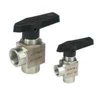 Válvula de bola de cierre de acero inoxidable 304, 1/4", 3/8", 1/2", BSPT NPT hembra, for agua, gas y aceite, 915 PSI(1/4",BSPP)