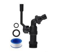 Válvula de bola de cobre de 3/4 pulgadas para exteriores, válvula de riego de jardín a prueba de congelación y resistente al calor con sellado a prueba de fugas, compatible con estándar (3/4 x 3/4