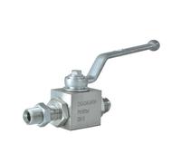 Válvula de bola de diafragma de mamparo de paso recto Válvula de bola de diafragma de pared divisoria galvanizada de acero al carbono Válvula de bola hidráulica de paso recto de acero al carbono(DN25)