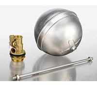 Válvula de bola de flotación de acero inoxidable Válvula de control de nivel de agua Tanque de agua Torre de agua calentador de agua Interruptor de la válvula de entrada Dn40 1" Válvula de media latón