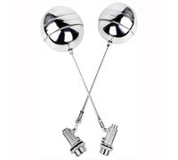 Válvula de bola de flotador de acero inoxidable 316 - Interruptor de nivel de agua totalmente automático de 1/2" y 3/4" for tanques de agua y torres de enfriamiento， 1 unidad(0.5inch)