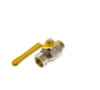 Válvula de bola de latón de macho a hembra R/Rp de 1-1/2 pulgadas para gas de 2 vías