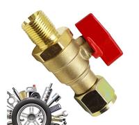 Válvula de bola de latón, válvula de bola de compresor de aire, manguera de válvula de freno, accesorios de mantenimiento integrados de alto rendimiento para coches deportivos, pickups y limusinas
