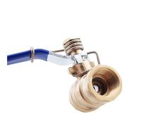 Válvula De Bola De Latón Y Acero Inoxidable Con Resorte Pequeño, Retorno Automático, DN15, Rosca Hembra, 1/2" BSP, Válvula De 2 Vías.(1/2",Stainless steel)