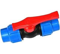 Válvula de bola de PVC, Conexión de válvula, Conector rápido for tubería de agua plástico 20/25/32/40/50/63 mm, accesorios adaptadores for válvulas bola tubo PE(Blu,63mm)