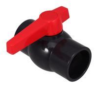 Válvula de Bola de PVC Conexión Hembra de 50 MM | Diseño en Línea Enchufes en Ambos Extremos, Uso Residencial y Comercial, Manejo de Aire, Gas, Líquido y Vapor
