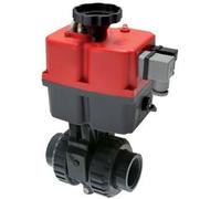 Válvula de bola de PVC de 2 vías VDL de 50mm 24-240V AC/DC a prueba de fallos