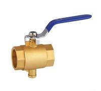 Válvula de bola de termómetro DN20 con funcionamiento manual y roscas hembra dobles para una conexión perfecta en sistemas residenciales y comerciales para sistemas de agua