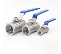 Válvula de bola de una pieza de acero inoxidable 304 de 1/2, 3/4, 1, 2, 0.5 y 3 pulgadas con rosca hembra (1 unidad)(DN80)