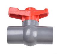 Válvula de bola deslizante de PVC de 20 50 mm para suministro de agua, diseñada para una gestión eficaz de líquidos en varios escenarios (20 mm)