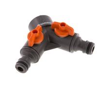 Válvula de bola distribuidora PP GARDENA G 3/4 pulgadas rosca hembra