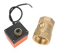 Válvula de Bola Eléctrica AC 220V DN50, rosca G2 Válvula de Bola Motorizada de Latón de Control de 2 Vías y 3 Puntos de 2 Hilos Para Agua, Aire y Aceite