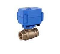 Válvula De Bola Eléctrica De Dos Vías De Latón DN15 DN20 DN25 CR01 CR02 CR03 CR04 CR05 DC5V 12V 24V AC220V Válvula Motorizada For Agua(DC5V_CR02)