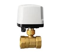 Válvula de bola eléctrica de latón de 1/2", 3/4" y 1" - Electroválvula motorizada de 3 hilos y 2 vías for alimentación de CA/CC(1/2" 12vdc)