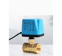 Válvula de bola eléctrica de latón de 1/2" a 2" con control remoto inalámbrico, 12 V/24 V, 2 cables, for agua, aceite y líquido. Reemplace la válvula solenoide.(DC24V-NORMALLY OPEN)