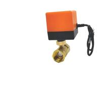 Válvula De Bola Eléctrica De Latón, Roscada, 220 V CA, 12 V CC, Solenoide De 2 Vías Y 3 Hilos Con Actuador DN15/DN20/DN25/DN32(DN25,220V)