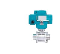 Válvula de bola eléctrica de tres piezas Q981F-PN16(Q981F-PN16-DN40)