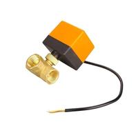 Válvula de bola eléctrica DN15 DN20 DN25 DN32 DN40 AC220V 3 cables control de 2 vías de rosca de latón válvula de bola eléctrica estable (DN25, 220V_2 vías)