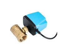 Válvula de bola eléctrica Válvula de bola motorizada de dos cables, normalmente cerrada/abierta, de 1/2", 3/4", 1" y 2", CA 220 V, CC 12 V, CC 24 V(1-1/4",220VAC_NORMALLY OPEN)