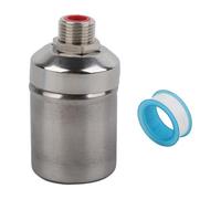 Válvula de Bola Flotante 1/2 Pulgada, Acero Inoxidable, Control Automático de Nivel de Agua para Tanque y Fregadero