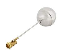 Válvula de bola flotante de acero inoxidable con sensor de agua con rosca macho de latón DN25 G1 para medición de nivel de líquido, interruptor magnético, construcción duradera