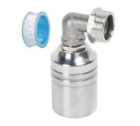 Válvula de bola flotante de acero inoxidable para gestión automática del agua en piscinas y sistemas agrícolas (1 pulgada)