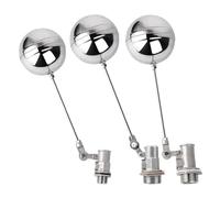 Válvula de bola flotante de acero inoxidable, válvula de bola flotante ajustable, controlador de nivel de agua for torres de tanques de agua, 1 Uds.(3/4inch)