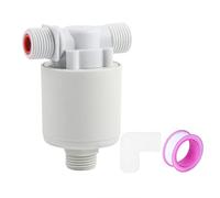 Válvula de bola flotante de plástico G1/2 pulgadas, válvula de control de nivel de agua automática para fregadero de tanque de agua, torres de agua industriales