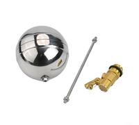 Válvula de bola flotante, rosca macho de 1/2 pulgada, sensor automático de control de nivel de agua de acero inoxidable para bomba de tanque de apagado líquido