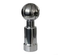 Válvula de bola giratoria de la limpieza del acero inoxidable, con conexiones estándar del hilo hembra, para diversas configuraciones de tuberías y protocolos de limpieza (DN20)