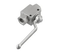 Válvula de bola hidráulica de 2 vías, válvula de bola de alta presión G1/4 ''G3/8'' G1/2'' G3/4'', válvula hidráulica de cierre for aceite de agua, 1 ud.(G3 8)